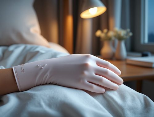 offrez à vos mains un soin hydratant pendant la nuit grâce à ce gant nourrissant. réveillez-vous avec des mains douces et confortables.