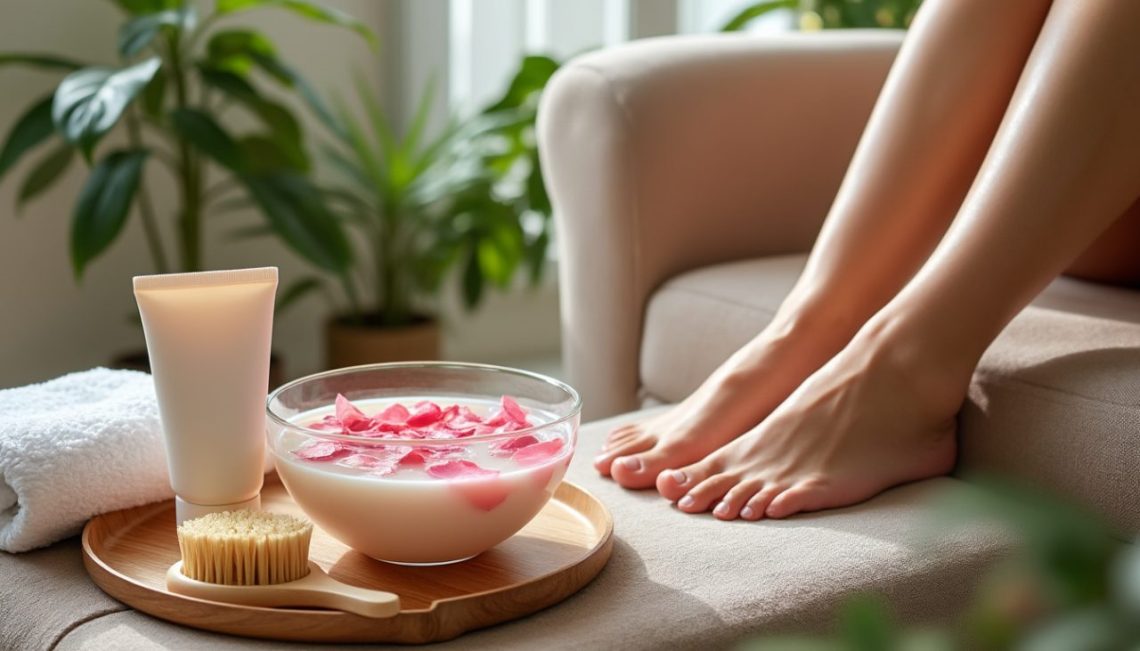 découvrez notre masque pour les pieds, idéal pour un spa maison sans effort. offrez à vos pieds une hydratation intense et une douceur immédiate facilement.