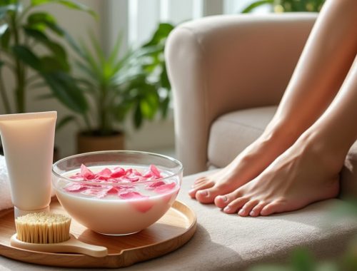 découvrez notre masque pour les pieds, idéal pour un spa maison sans effort. offrez à vos pieds une hydratation intense et une douceur immédiate facilement.