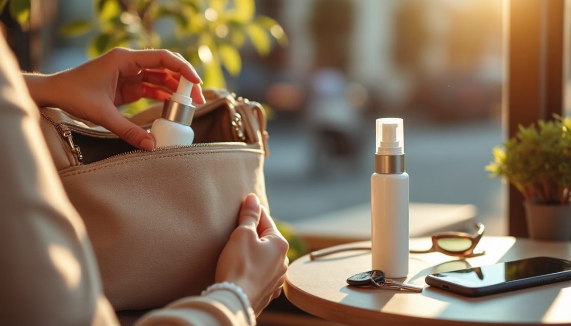 découvrez le spray hydratant à glisser dans votre sac : un geste fraîcheur pratique pour raviver et hydrater la peau à tout moment.