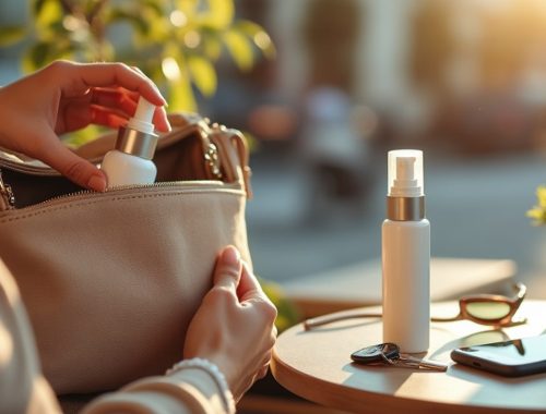 découvrez le spray hydratant à glisser dans votre sac : un geste fraîcheur pratique pour raviver et hydrater la peau à tout moment.